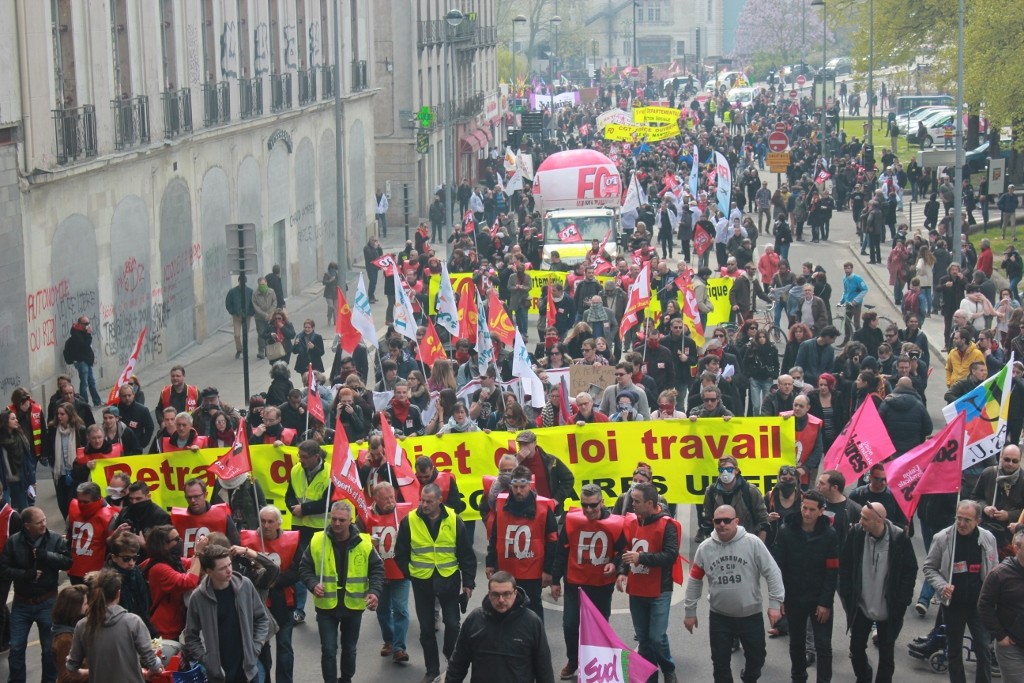 Greve et Manifestation du 28 avril 2016 contre la loi travail